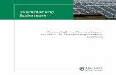 Raumplanung Steiermark Leitfaden Photovoltaik...Zeitraum von mindestens 25 Jahren, was lange Pachtverhältnisse und damit eine Ei n-schränkung für die Hallennutzung bedeutet, ist
