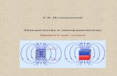 Краткий курс лекцийwindow.edu.ru/resource/808/76808/files/EiE.pdf · 2015-01-12 · 2. Электрический заряд инвариантен (его величина