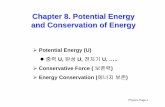 8-Potential energy and energy conservationoptics.hanyang.ac.kr/~shsong/8-Potential energy and... · 2016-08-31 · Physics, Page 1 Chapter 8. Potential Energy and Conservation of
