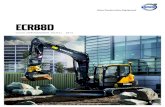 Volvo Brochure Compact Excavator ECR88D Swedish · och enkel reglering av svängning och bomavvinkling. Volvo presenterar stolt den nya kompakta grävmaskinen ECR88D med kort svängradie.
