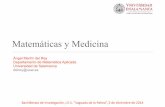Matemáticas y Medicina - USALdiarium.usal.es/delrey/files/2013/12/Matematicas-y-Medicina-2014.pdf · un modelo matemático que simula la propagación de la peste bubónica acaecida