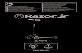 t3 Scooter t3 Trottinette - global.razor.comglobal.razor.com/de/wp-content/uploads/sites/4/2016/05/t3_MAN... · t3™ Trottinette 1-3 5-49 . t3 1. 1 R 2. 3. 4 EN SAFETY PRECAUTIONS