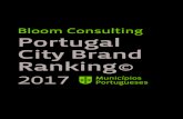 Bloom Consulting Portugal City Brand Ranking · A Bloom Consulting é “Data partner” oﬁcial do e contribui para a elaboração do seu índice mundial de competitividade turística.