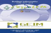 Butlletí Informatiuescoletadesilla.com/app/download/5808572134/SILLA+V.pdf · Butlletí Informatiu. Curs 2015-2016 · 4 ÍNDEX 1.INFORMACIÓ GENERAL DEL CENTRE 1.1 Calendari escolar