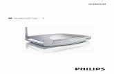 SNB6500 ITA - PhilipsSNB6500 Complimenti per l’acquisto della Wireless Router (Router senza fili) Philips. La Wireless Router Philips è un dispositivo WiFi compatibile (IEEE 802.11b/g).