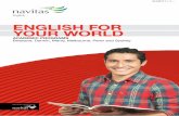 ENGLISH FOR YOUR WORLD...1 OVERVIEW YOUR WORLD OF ENGLISH For over 30 years, as part of the Navitas Group, an internationally renowned education provider, Navitas English has been
