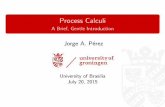 Process Calculi - A Brief, Gentle Introductionayala/EVENTS/JorgeAPerezCalculi.pdf · Informal Introduction The ˇ-calculus, formally Jorge A. P erez (Groningen) An Introduction to