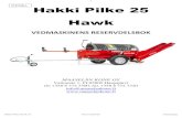 Hakki Pilke 25 Hawk - Trejon · 5 Övre stöd för slid 50002426 PL5 55x700 2 4 Nedre stödplatta 50002425 PL6 30x700 2 3 Cylinder 50002249 D60/50-486 1 2 Slid 50002222 1 1 Ram 50001993