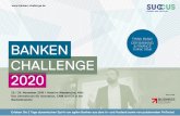 THINK BANK! BANKEN THINK TANK & FINANCE CHALLENGE 2020 · die Auszeichnung „FinTech des Jahres 2015“ für Gini verbuchen. Davor war er u. a. bei Bain & Company tätig. Dirk Mayer