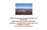 XXII Congresso Società Italiana di Alcologia 150 anni di ... · alcologica svolta a partire dal 1986 c/o la Divisione Medica dell’Ospedale di Sandrigo (VI), individuata nel 1994