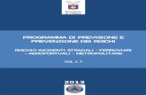 PROGRAMMA DI PREVISIONE E PREVENZIONE DEI …...2001/07/01  · Incidenti stradali, morti e feriti per Provincia, valori assoluti Trasporto ferroviario Trasporto aereo Tavole 2010