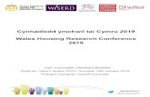 Cynhadledd ymchwil tai Cymru 2019 Wales Housing Research … · 2019-01-08 · Rough Sleeping in Wales, Lindsay Cordery-Bruce, The Wallich Land & housing supply: how the speculative