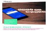 FS Social Media D 20171019 - Admeira · 2017-10-19 · FACEBOOK POST Erscheint bei den Usern, welche die Facebook Fanpage mit «Gefällt mir» markiert haben Buchbar in Verbindung