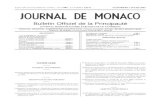 CENT QUARANTE-SIXIEME ANNEE - N° 7.589 - Journal de Monaco€¦ · CENT QUARANTE-SIXIEME ANNEE - N° 7.589 - Le numéro 1,52 € VENDREDI 7 MARS 2003 JOURNAL DE MONACO Bulletin Officiel