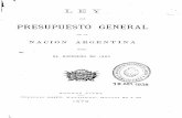 Argentina.gob.arcdi.mecon.gob.ar/greenstone/collect/presupue2/index/... · 2016-04-27 · DEPARTHIENTO DE HACIENDA de la REPÚBLICA ARGENTINA Buenos Ait·es, Octubl'e 25 de 1879.