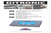 Ditronic uzivatelsky manual 2019¡l DITRONIC TOUC… · Servis filtru Aktivní zatápěcí režim Sdružená porucha Povolený externí kontakt / povolené dálkové ovládání Automatický