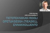 Antti Ekonoja antti.j.ekonoja@jyuappro.mit.jyu.fi/tiea261/luennot/ennakkoluento_s2019.pdf · Koulutus ja tutkimus vuosina 2011–2016 (Opetus- ja kulttuuriministeriö ... Lukioihin