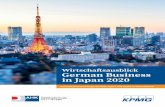 Wirtschaftsausblick German Business in Japan 2020...| 5 German Business in Japan 00in dem Vorwort zu einem Geschäftsklimaausblick werden primär Aussagen zur kurz- und mittelfristigen
