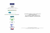 GUIDELINES FOR QUALITY ASSURANCE IN PUBLIC AND PRIVATE ...€¦ · Labour and Equal Opportunities (Region Emilia Romagna), Regional Employment Agency (Region Lombardy) and Italia