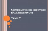 CONTRASTES DE IPÓTESIS (PARAMÉTRICOSocw.upm.es/pluginfile.php/1744/mod_label/intro... · CONTRASTE. 1. Enunciado y determinación de las hipótesis nula y alternativa respectivamente.