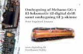 Mehano Pennsylvania GG-1 digital · Mehano GG-1 el-lokomotiv med LokPilot dekoder Mehano GG-1 ombygges til digital med en LokPilot dekoder. Ligesom lokomotivet samtidig ombygges til
