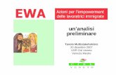 EWA Azioni per l’empowerment delle lavoratrici immigrate · 2 promosso da USR - Coordinamento Donne Cisl Veneto con il contributo della L.R. n. 3 del 14.01.2003: Legge finanziaria