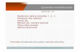 Dynamika hmotného bodu - University of Žilinapudis/lecture/3_dynamika.pdf · Dynamika hmotného bodu dynamis (gr.) = sila Zákony zachovania. Doplnkové materiály k prednáškam