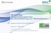 DynamiKa - IZES gGmbH...2018/03/14  · DynamiKa Forschungsergebnisse zur Dynamisierung von Wärmekatastern Kongress IP SYSCON 2018, Energieforum 1 Daniela Becker, Florian Noll, IZES