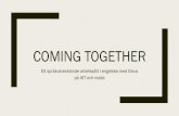 Coming together · 2018-01-12 · COMING TOGETHER Ett språkutvecklande arbetssätt i engelska med fokus på IKT och realia. Vilka är vi? Jennie Bengtsson –två gymnasieklasser
