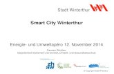 Smart City Winterthur - Willkommen an der ZHAW · Smart City Projekte Winterthur . 12.11.2014 Smart_City_Winterthur_20141112.pptx 14 . Smart City Winterthur. Koordination und Kommunikation