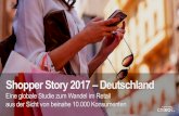 Shopper Story 2017 –Deutschland - Criteo · 2019-12-18 · müssen im Umgang mit Daten vorsichtig agieren –und so transparent wie möglich. Quelle: Criteo Shopper Story, DE 2017