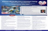 Kieran McArdle Pro Lacrosse Camp - Amazon S3...Kieran McArdle Pro Lacrosse Camp July 5-7, 2016 Bryn Mawr, PA 301-377-9750 PO Box 52333, Denton, TX 76206 Instruction exclusively by