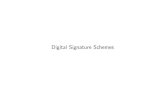 Digital Signature Schemes - 福井大学fuee.u-fukui.ac.jp/.../slides/e/digital_signature.pdf · 3 The RSA Scheme public key n, e † n = pq, where p and q are distinct odd primes