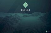 ENERGI · 2019-09-17 · 4 ENERGI Modèle ﬁnance 1 000 000 NRG émis chaque mois. Divisé par les Acteurs d’Energi, le Trésor, le Backbone + les Masternodes 10% 40% Les acteurs
