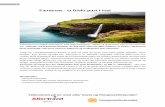 Færøyene - et friskt pust i vest - Aller Travel · 2019-06-17 · Velkommen på tur med Aller travel og Pensjonisforbundet! 1 Færøyene - et friskt pust i vest Færøyene er en