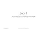 Lab 1dcslab.snu.ac.kr/courses/cp2020s/Lab1 (visual studio code... · 2020-03-17 · Lab 1 Introduction of Programming Environment DCSLAB CSE, SNU Computer Programming (2020 Spring)