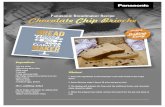 BRIOCHE Pizw CIABATTA - panasonic.com · BRIOCHE Pizw CIABATTA Easy . Title: Breadmaker Recipe - Choc Brioche Created Date: 10/8/2014 4:42:24 PM
