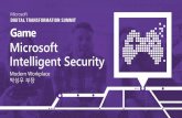 Microsoft Intelligent Security · 2018-03-22 · Intelligent 모든기업의리소스, ... data from partners, researchers and law Enforcement worldwide Botnet data from Microsoft