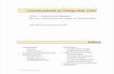 Comunicaciones en Tiempo Real. CANComunicaciones en Tiempo Real…pla/ii75/docs/II75-T4-Comunicaciones-RT-CAN.pdf · – No conveniente para aplicaciones en tiempo real. F. Pla (Universitat