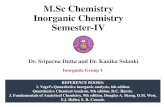 M.Sc Chemistry Inorganic Chemistry Semester-IVchemistry.du.ac.in/study_material/4106/UV-Visible...M.Sc Chemistry Inorganic Chemistry Semester-IV Dr. Sriparna Dutta and Dr. Kanika Solanki
