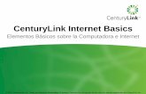 CenturyLink Internet Basics• Las Netbooks son aún más pequeñas que las computadoras portátiles • Son muy fáciles de llevar • Ofrecen conectividad inalámbrica* que te permite