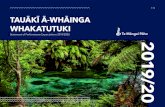 TAUĀKĪ Ā-WHĀINGA WHAKATUTUKI · to proactively identify opportunities to fund high quality, compelling, platform agnostic content that promotes Māori language and culture. A