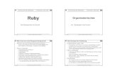 Ruby Organisatorisches - HSRM werntges/lv/ruby/pdf/ws2005... · 2005-11-03 · • OOP mit Ruby • Die Betriebssystem-Umgebung: – Dateien, environment, Kommandozeile, – Shell-Kommandos,