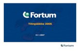 fortum.fi - Financial Statements 2006Q1 Q2 Q3 Q4 Q1 Q2 Q3 Q4 Q1 Q2 Q3 Q4 Q1 2006 Q2 Q3 Q4 €/MWh 2 EU:n päästöoikeuksien hinta 0 5 10 15 20 25 30 35 2007 2008 Q1 Q4 Q4 2005 Q2