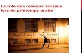 Le rôle des réseaux sociaux lors du printemps arabelewebpedagogique.com/hberkane7/files/2013/11/Le-r... · Lors du printemps arabe, les réseaux sociaux ont eu un rôle: •Dans