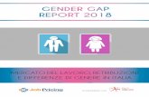 GENDER GAP REPORT 2018 - Winning Women Institute · gender gap report 2018 mercato del lavoro retribuzioni, e differenze di genere in italia in partnership con