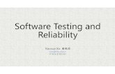 Software Testing and Reliability Testing and Reliability/W2/L4.pdf · Software Testing and Reliability 1 ... • branch coverage testing coversall statements and all branches •