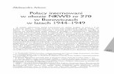 Polacy internowani w obozie NKWD nr 270 w Borowiczach w ...cejsh.icm.edu.pl/cejsh/element/bwmeta1.element... · Folia Historia, z. 73 (2001), s. 166, 168. W. Wielhorski (Los Polaków