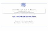 ENTREPRENEURSHIP · Leadership skills Build a winning team Negotiation skills Human resources skills Personal effectiveness Discover your strenghths and weaknesses. Corso di laurea