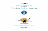 Taller - Santillana...Un libro ilustrado por Sandra García Taller LENGUA COMUNICATIVA 3 NIVEL Textos del entorno ES0000000079134 879273libro de recursos_nivel3_70431.indd 1 19/02/2018